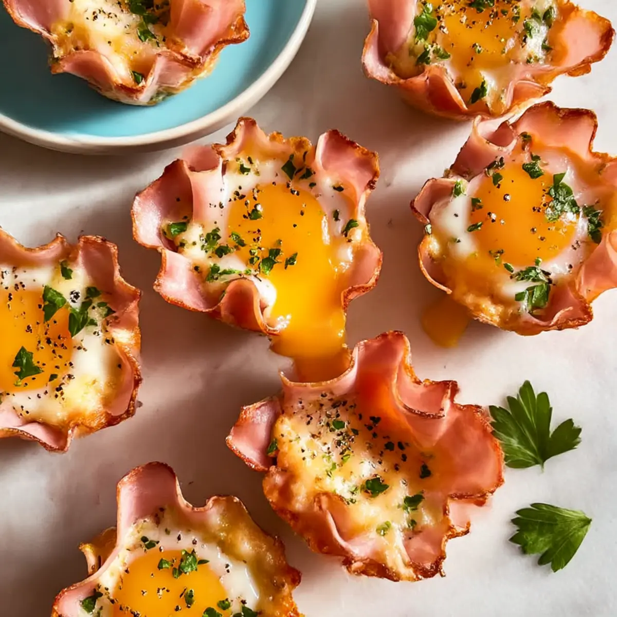 Ham and Cheese Egg Cups