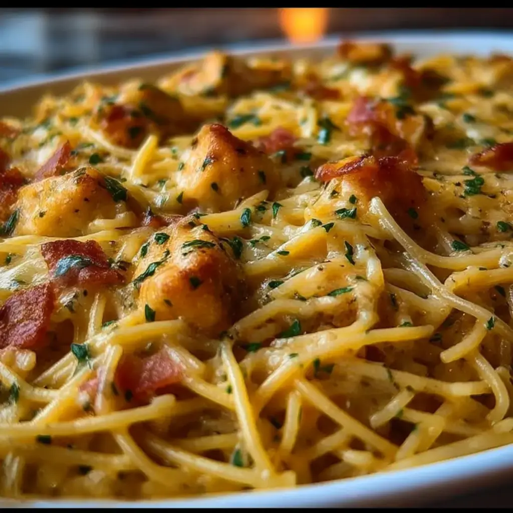 Monterey Chicken Spaghetti