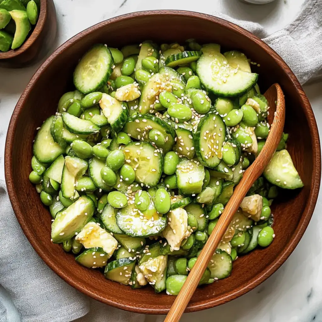 Cucumber Edamame Salad