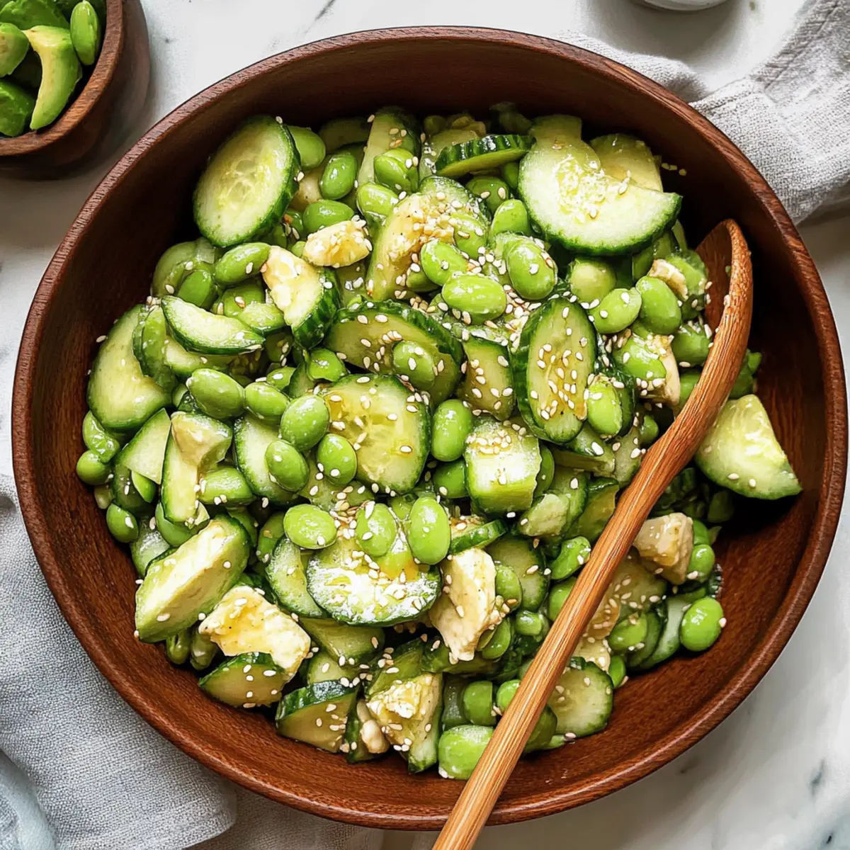 Cucumber Edamame Salad: A Crunchy Summer Delight