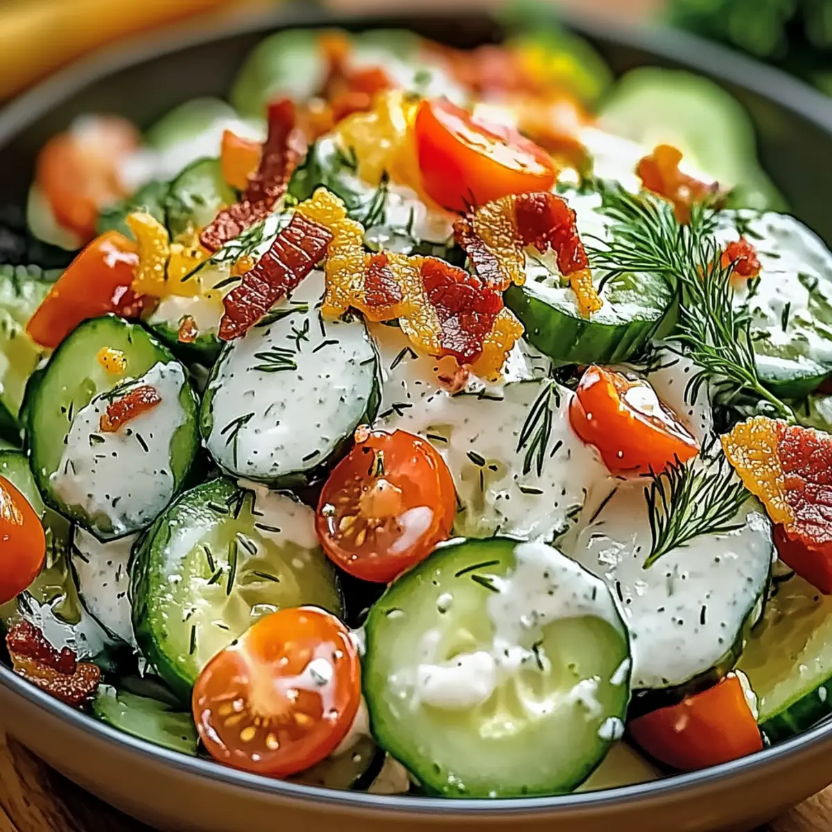Cucumber Ranch Crack Salad: A Refreshing Summer Treat